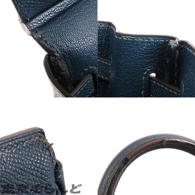 HERMES（エルメス） バーキン 25 □L刻印 ブルーインディゴ シルバー