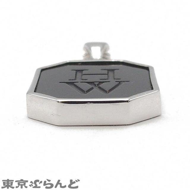 ハリーウィンストン HARRY WINSTON HWロゴ 1PD K18WG ダイヤモンド