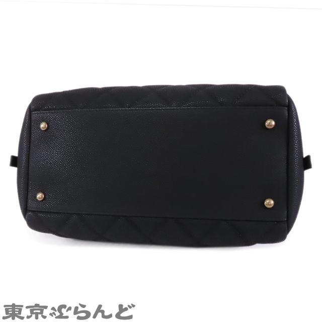 【売り尽くし】CHANEL シャネル 2WAY マトラッセ ココマーク ハンドバッグ ショルダーバッグ ボウリングバッグ 17****** レザー    ブラック 黒 ゴールド金具 レディース【中古品】 CHANEL - CHANEL シャネル 2WAY マトラッセ ココマーク ハンドバッグ