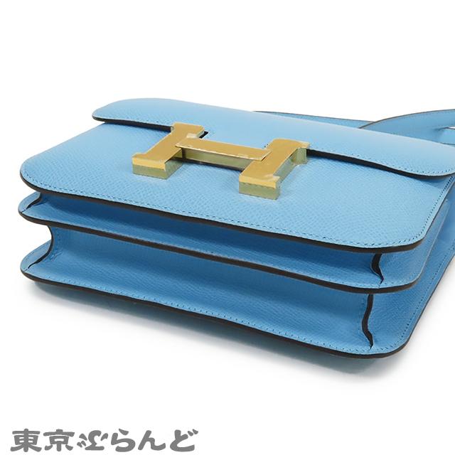 HERMES（エルメス） コンスタンス 3 18 ミニ ミロワール B刻印 青