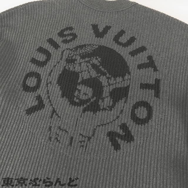 LOUIS VUITTON ルイヴィトン ワールドロゴ ニット セーター LOUIS VUITTON ルイヴィトン ワールドロゴ ニット セーター