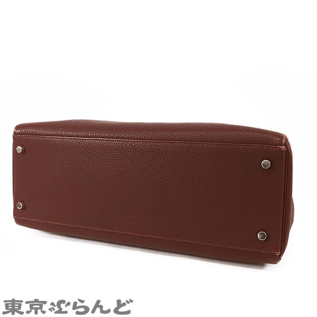 HERMES（エルメス） ケリー 35 □D刻印 茶 ブラウン マットシルバー
