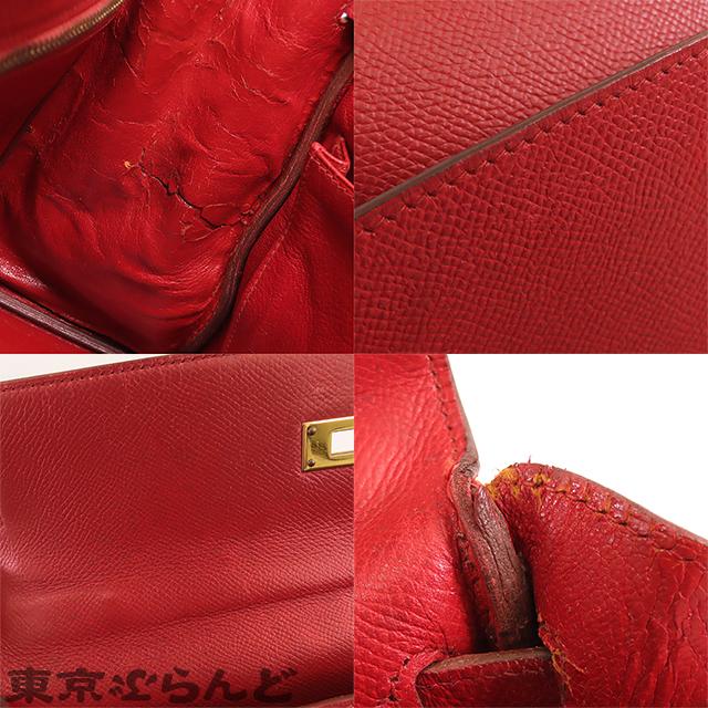HERMES（エルメス） ケリー 32 V刻印 赤 レッド ゴールド金具