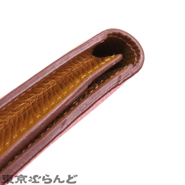 エルメス HERMES ベアン スフレ ヴェルソ Z刻印 ローズコンフェッティx 