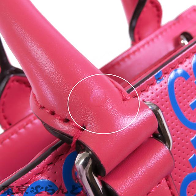 GUCCI グッチ 2WAY ハンドバッグ 696010 ピンクxブルー レザー GG  