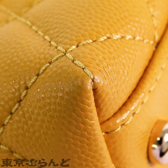CHANEL シャネル ココハンドル トップハンドル XXS マスタード CHANEL シャネル ココハンドル トップハンドル XXS マスタード