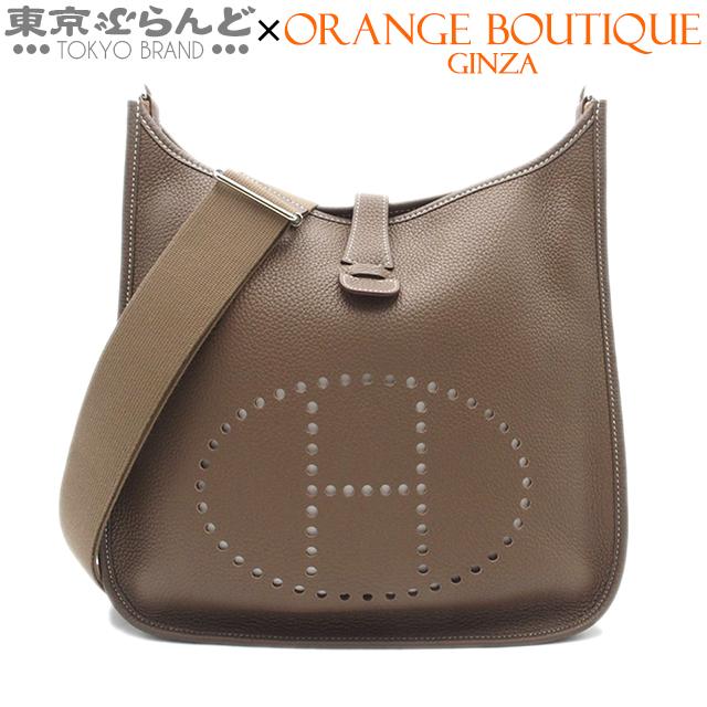 エルメス HERMES エヴリン 3 □Q刻印 エトゥープ シルバー金具 