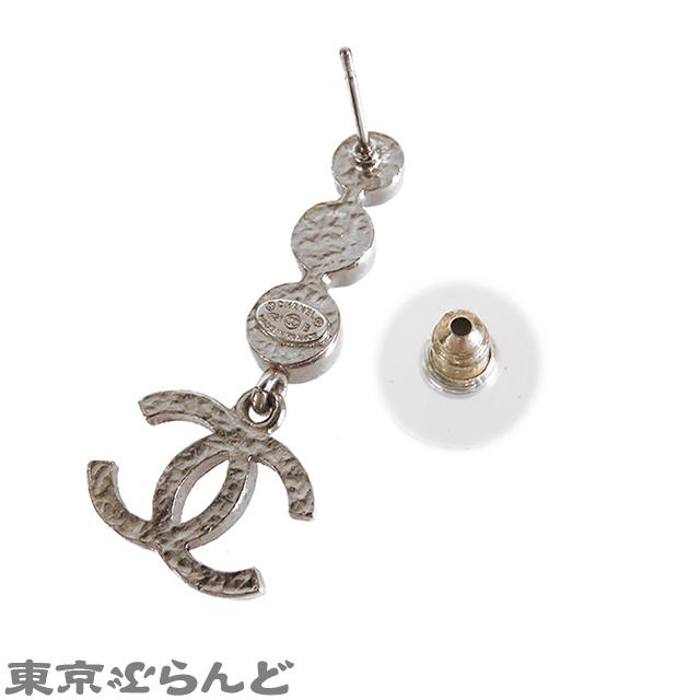 CHANEL（シャネル） ココマーク ラインストーン スイング ピアス F21B