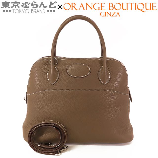 返品可】エルメス HERMES ボリード リラックス 35 □O刻印 ローズ 