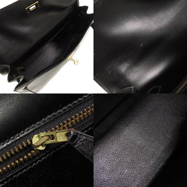 HERMES エルメス ケリー 35 〇V刻印 黒 ブラック ゴールド金具 HERMES エルメス ケリー 35 〇V刻印 黒 ブラック ゴールド金具