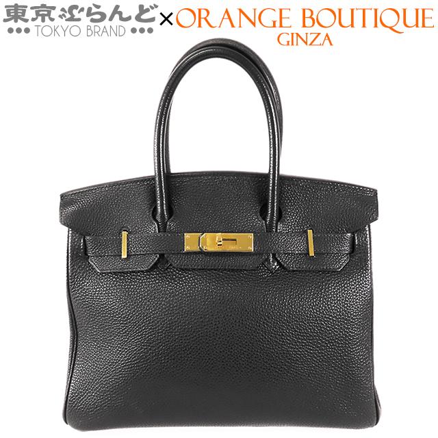 HERMES（エルメス） バーキン 30 □E刻印 ブラック ゴールド金具 トゴ