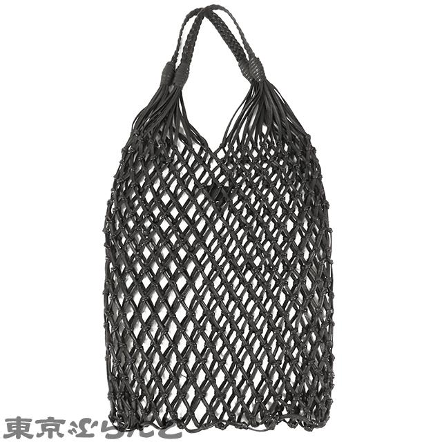PRADA（プラダ） フィッシュネット コード メッシュバッグ ブラック 黒