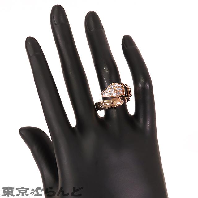 ブルガリ BVLGARI セルペンティ ヴァイパー リング ピンクゴールド 