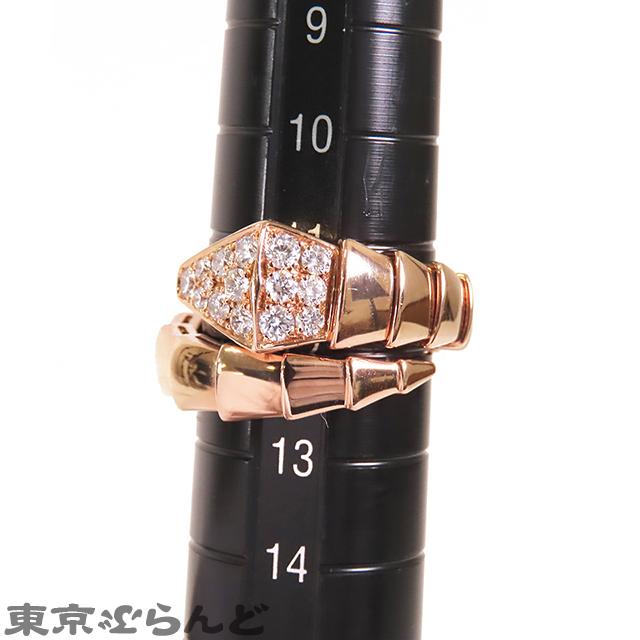 BVLGARI ブルガリ セルペンティ ヴァイパー リング ピンクゴールド 