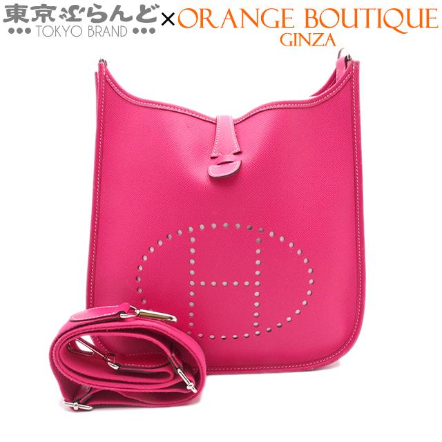 HERMES エブリン3 PM シルバー金具 ショルダーバッグ エプソン  