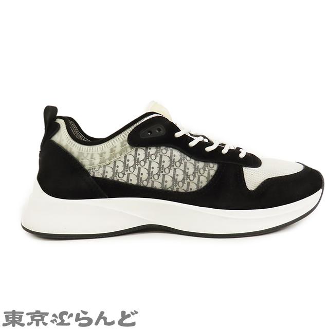 ディオール Dior B25 ランナー スニーカー ブラックxホワイト