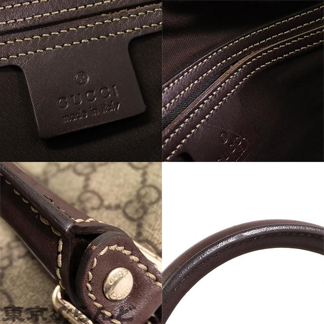GUCCI（グッチ） トートバッグ 223663 ベージュxブラウン GGキャンバス