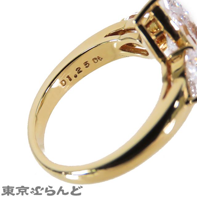 MIKIMOTO ミキモト マーキスカット ダイヤモンド リング K18YG MIKIMOTO ミキモト マーキスカット ダイヤモンド リング K18YG