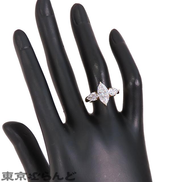 MIKIMOTO ミキモト マーキスカット ダイヤモンド リング K18YG MIKIMOTO ミキモト マーキスカット ダイヤモンド リング K18YG