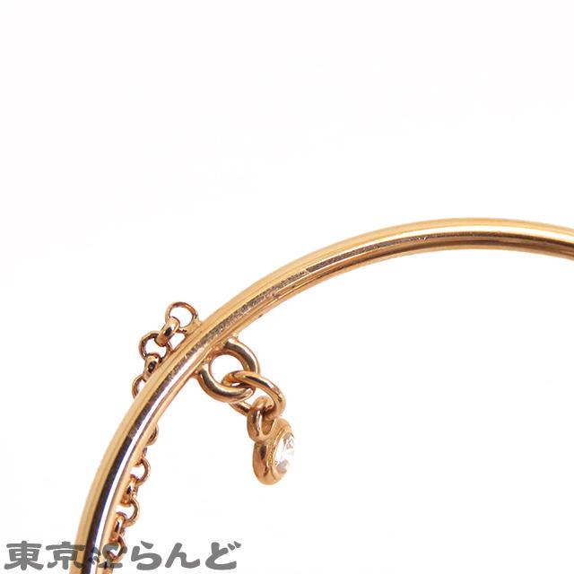 HERMES（エルメス） エクスリブリス フープ ピアス ピンクゴールド