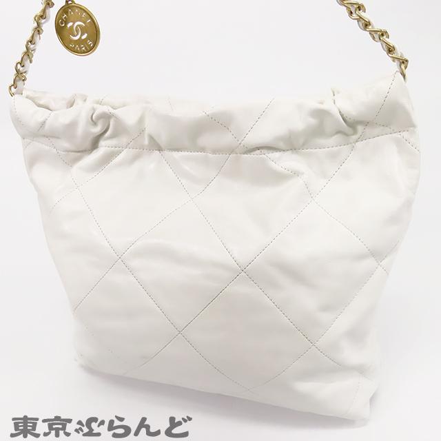 CHANEL シャネル 22 スモール AS3260 白 ホワイト ゴールド金具 CHANEL シャネル 22 スモール AS3260 白 ホワイト ゴールド金具