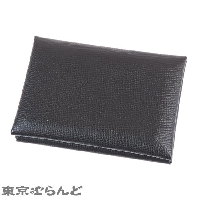 HERMES（エルメス） カルヴィ デュオ Z刻印 ブラック エプソン コイン