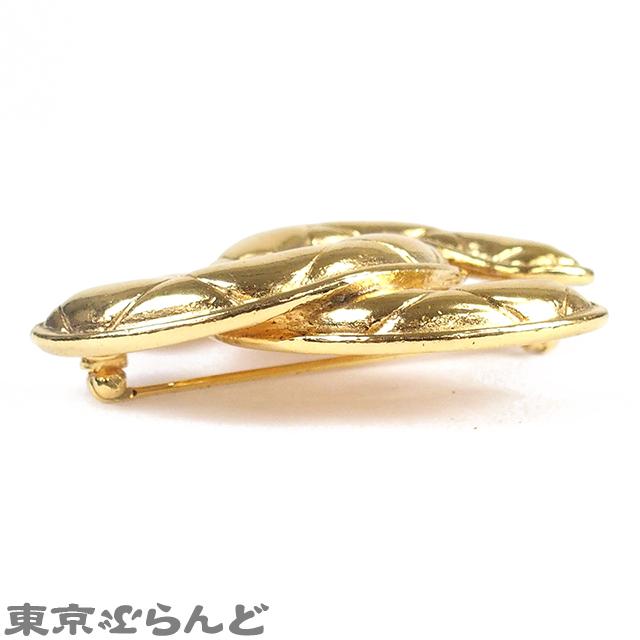 CHANEL（シャネル） ココマーク マトラッセ ブローチ ゴールド メタル