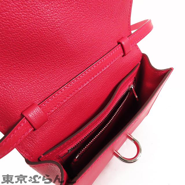 HERMES エルメス シェーヌダンクル コンパクト B刻印 ローズ 