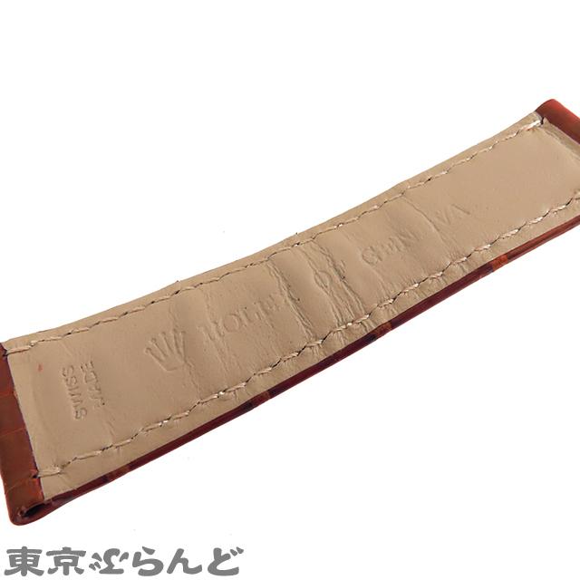 ROLEX ロレックス 純正 替え レザーストラップ ラグ幅20mm ブラウン  