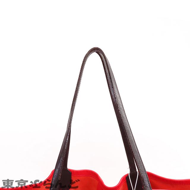 クロムハーツ CHROME HEARTS ルシール レッドxブラック レザー トート