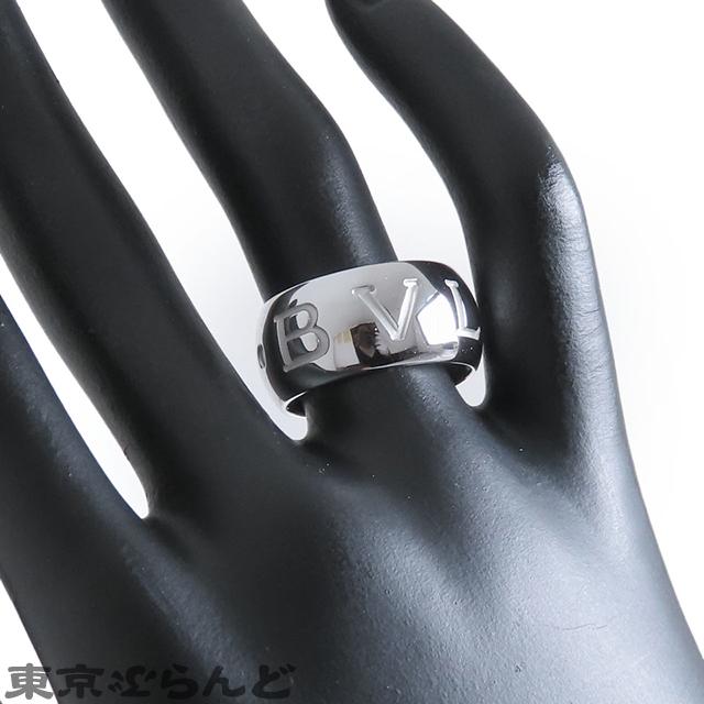 BVLGARI（ブルガリ） モノロゴ リング ホワイトゴールド K18WG #55 14