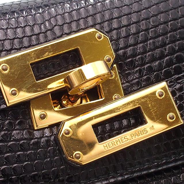 HERMES（エルメス） ケリー 25 □E刻印 ブラック ゴールド金具