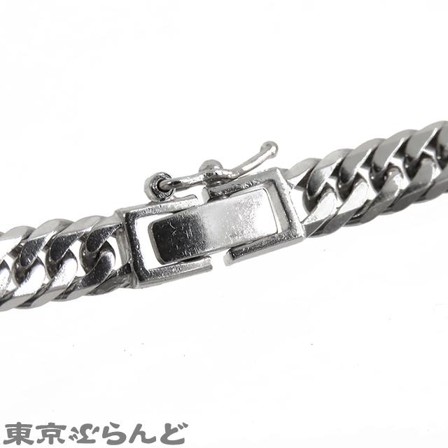 喜平 6面ダブル ネックレス Pt850 6面W 50cm 50.6g 造幣局検定刻印 