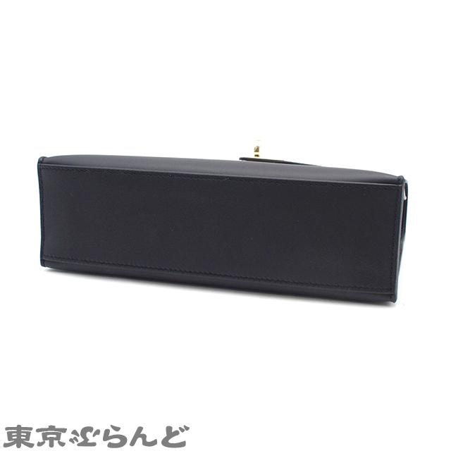 HERMES（エルメス） ポシェットケリー ミニ W刻印 ブラック ゴールド
