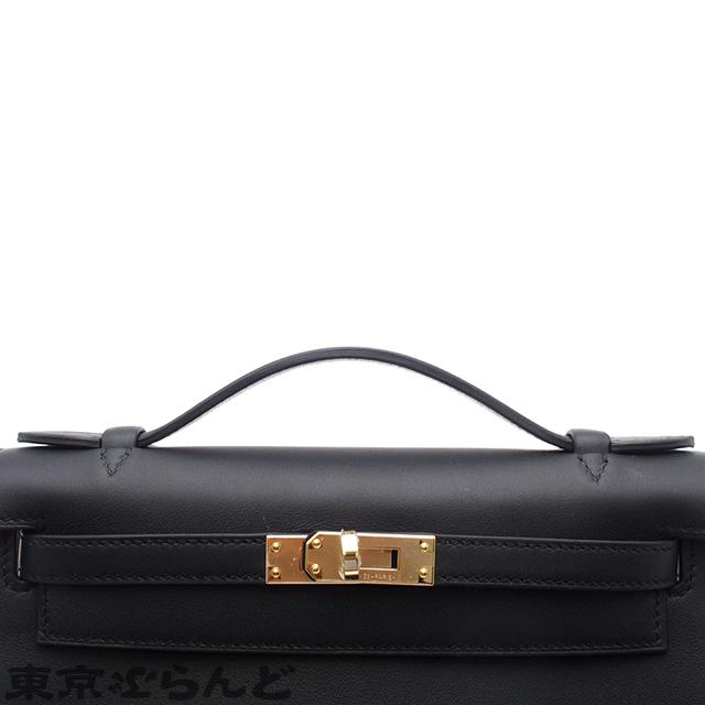 エルメス HERMES ポシェット
 ルリ スリム コンパクトウォレット ミニ財布 ケース フラップ ネイビー HERMES（エルメス） オニメトゥ ショルダーバッグ 斜め掛け ポシェット