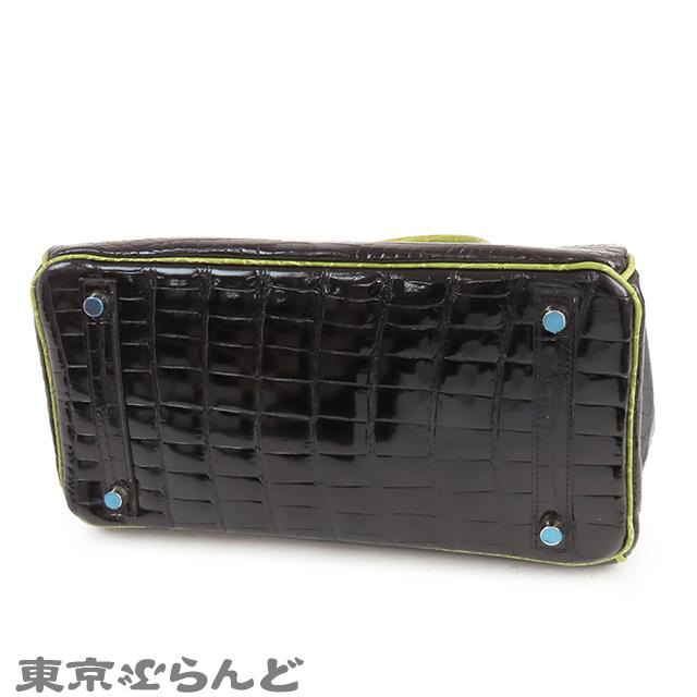 HERMES（エルメス） バーキン 30 □J刻印 ブラックxアニスグリーン