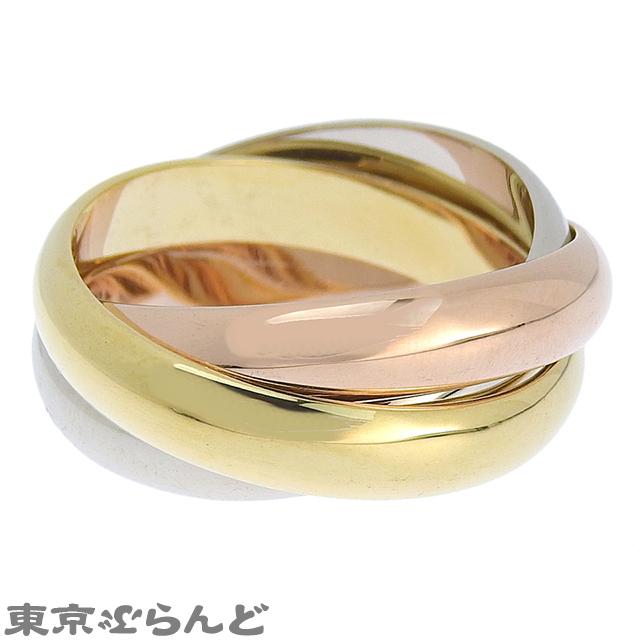 マ*ン様 141 正規品 カルティエ トリニティリング スリーカラーゴールド Cartier（カルティエ） トリニティリング MM スリーカラーゴールド