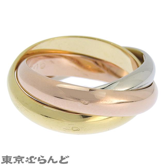 マ*ン様 141 正規品 カルティエ トリニティリング スリーカラーゴールド Cartier（カルティエ） トリニティリング MM スリーカラーゴールド