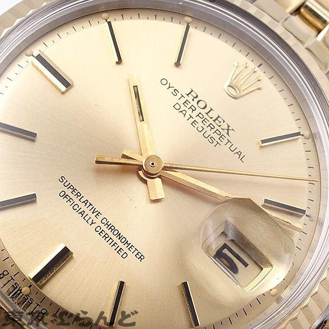 ROLEX（ロレックス） デイトジャスト シャンパン文字盤 1601 ゴールド