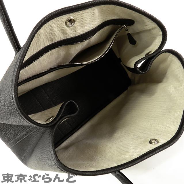 HERMES エルメス ガーデンパーティ 36 PM Y刻印 ブラック 黒 シルバー 