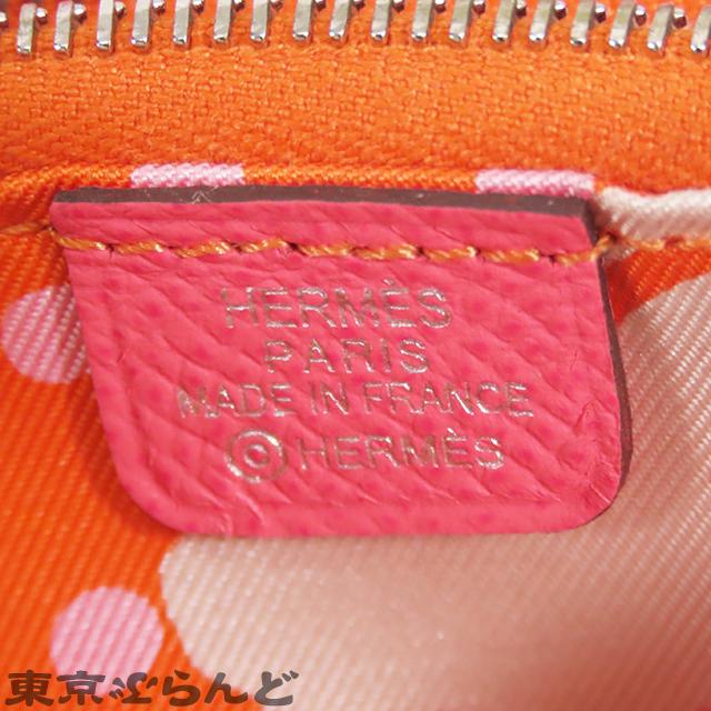 美品　エルメス アザップ シルクイン コンパクト　C刻印 ローズアザレ HERMES エルメス アザップ コンパクト シルクイン C刻印