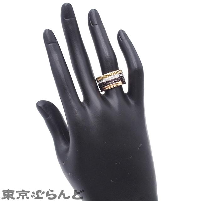 ブシュロン Boucheron キャレ K18WG BOUCHERON（ブシュロン） キャトルクラシック リング ラージ JRG00623