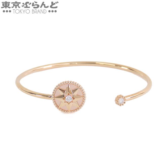 Dior ローズゴールドブレスレット ロゴチャーム付き ディオール Dior ローズ デ ヴァン ブレスレット ピンクゴールド K18PG