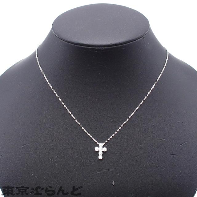 ギメル Gimel クロス プラチナ Pt950 ダイヤモンド 0.639ct ネックレス 