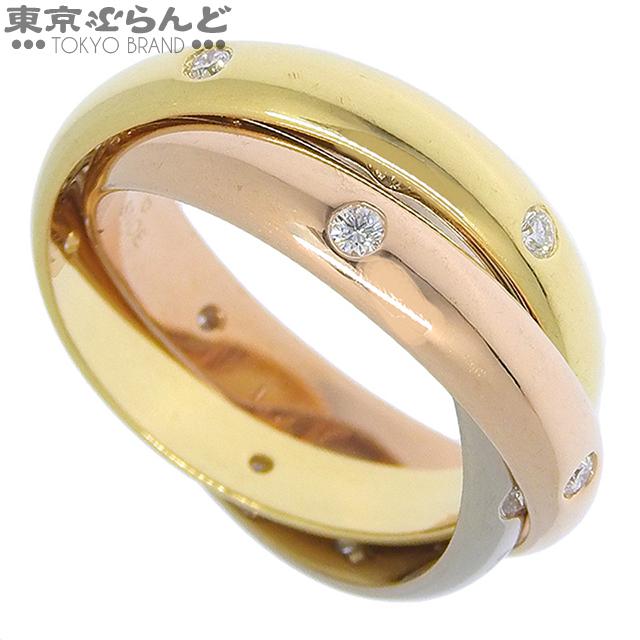 Cartier カルティエ CARTIER トリニティリング MM K18PG K18WG K18YG  