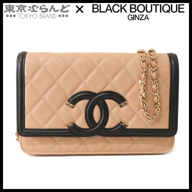 CHANEL シャネル CCフィグリー チェーンウォレット 30番台 GP CHANEL シャネル CCフィグリー チェーンウォレット 30番台 GP