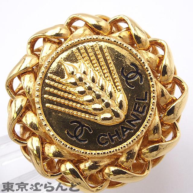 シャネル CHANEL イヤリング ココマーク 93A 稲穂モチーフ ゴールド CHANEL（シャネル） 93A ココマーク イヤリング イヤーアクセサリー