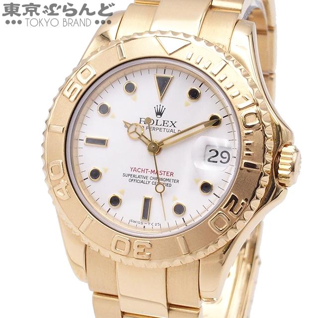 ROLEX（ロレックス） ヨットマスター 金無垢 68628 ホワイト K18YG