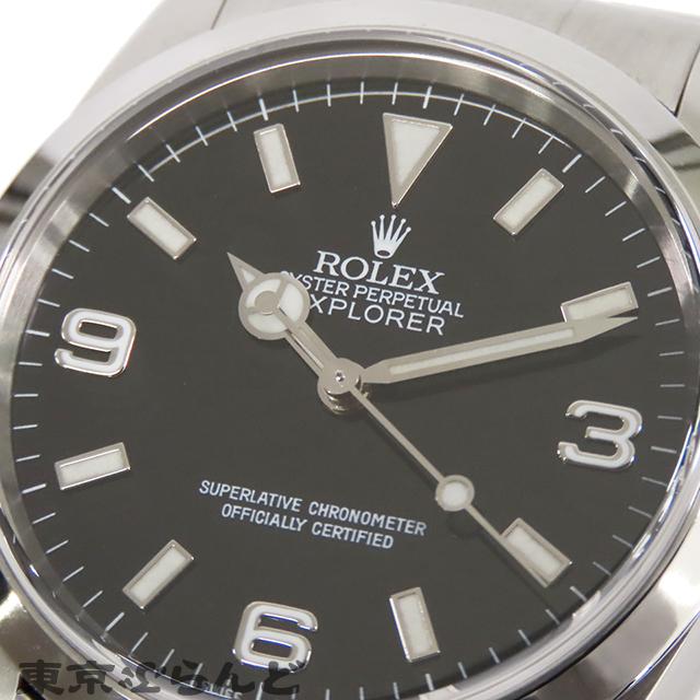 ROLEX（ロレックス） エクスプローラー1 14270 P番 ブラック SS 最終