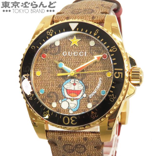 GUCCI（グッチ） ダイブウォッチ ドラえもんコラボ YA136335 136.3